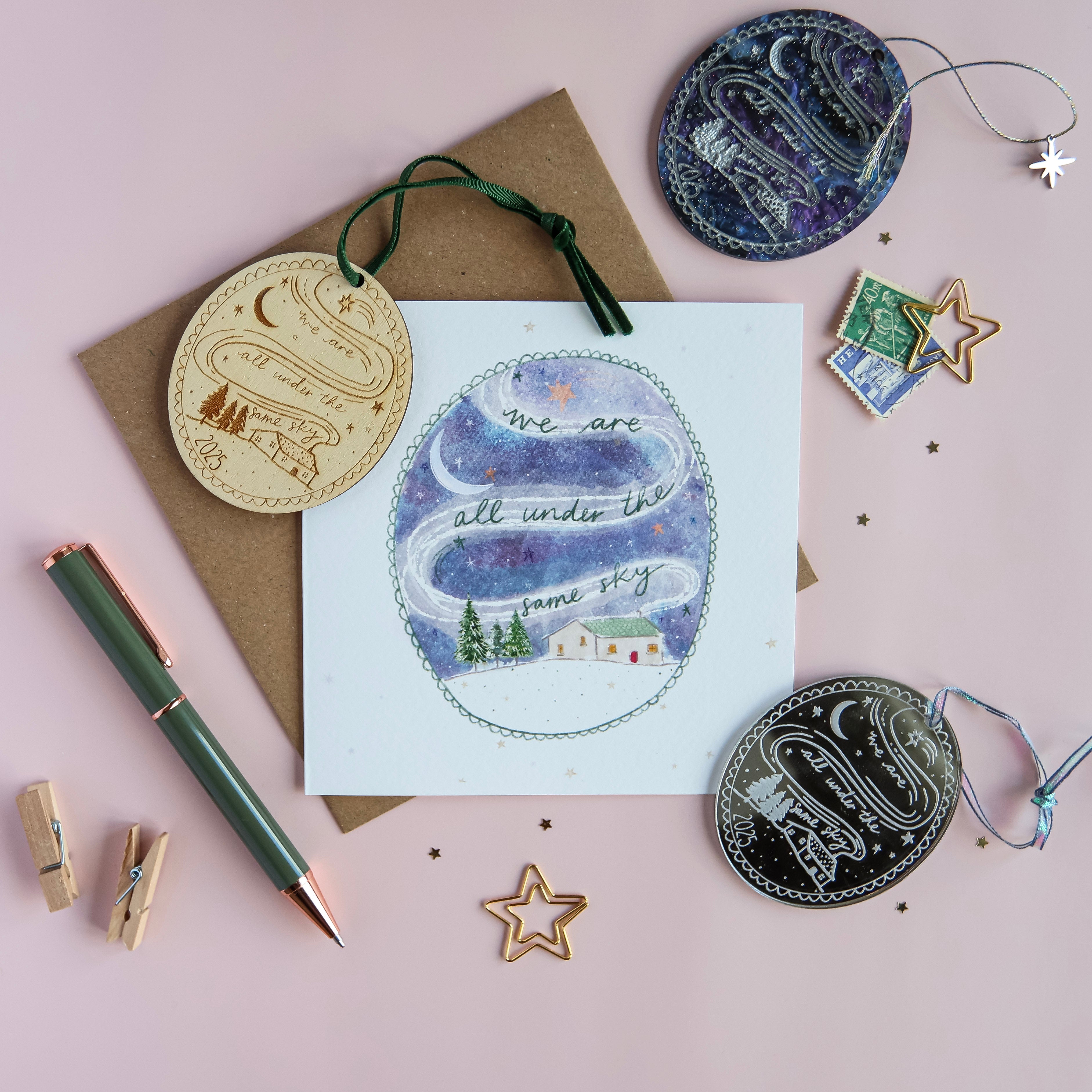 We are all under the same sky - bauble 2025