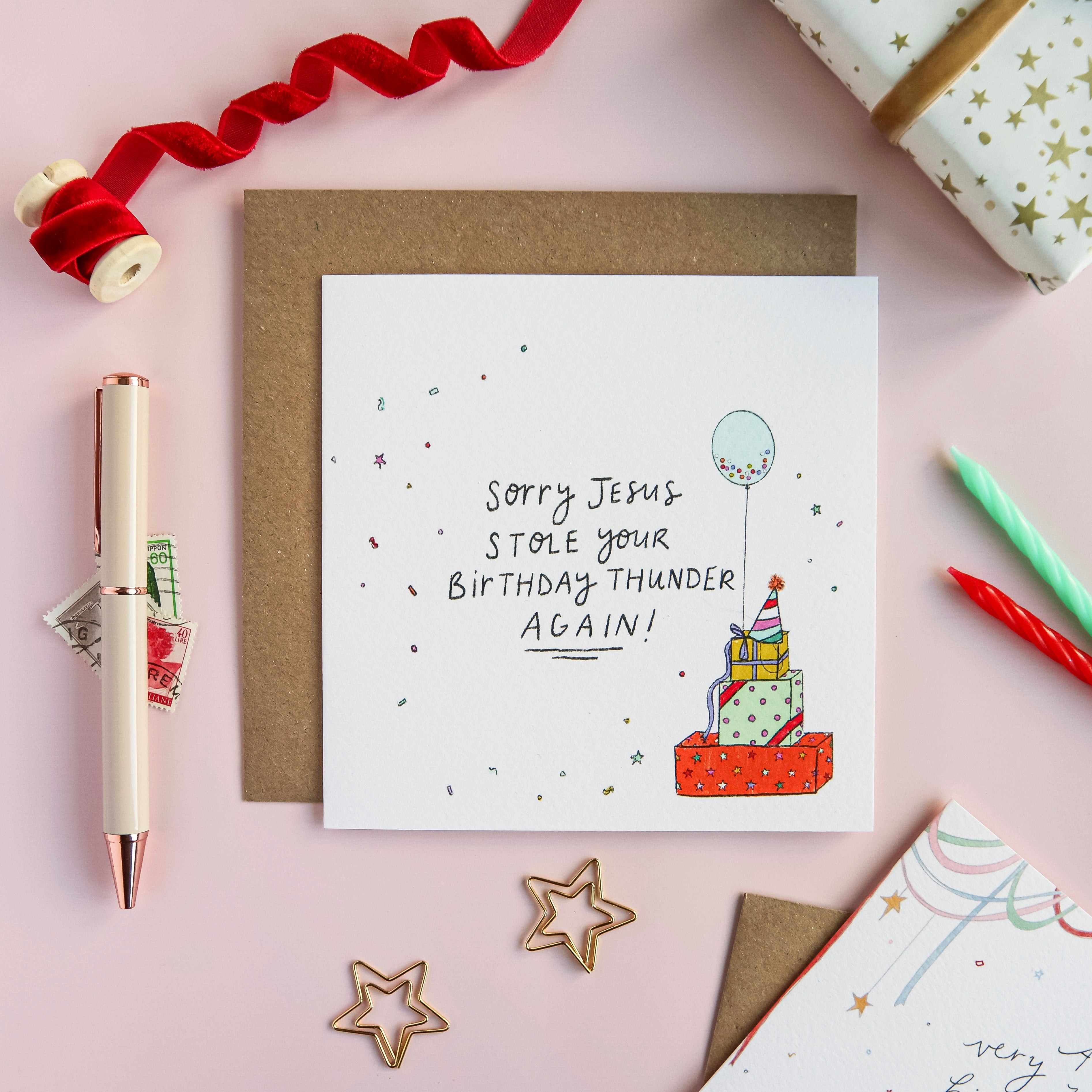 Sympathy for your Christmas birthday....