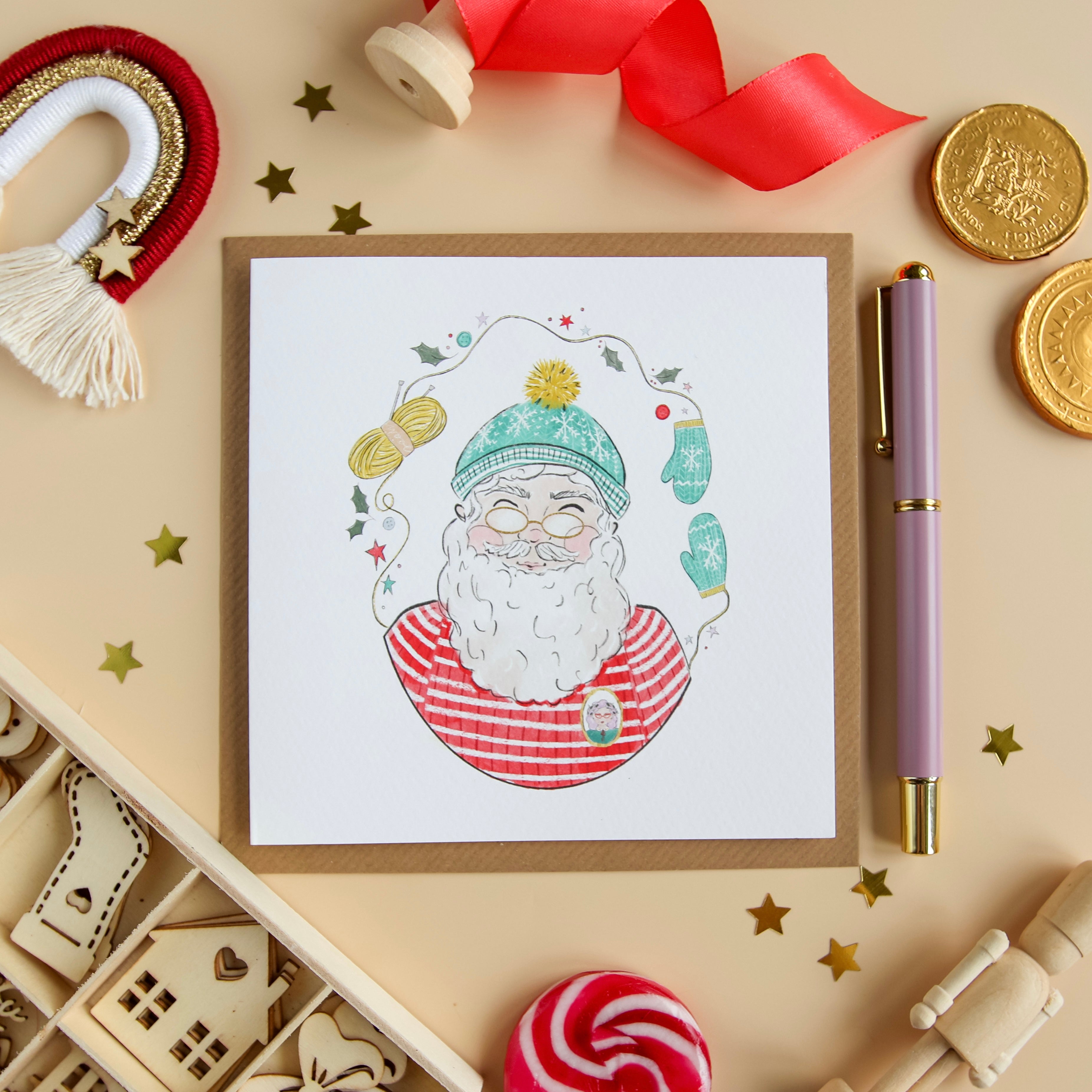 Hipster Santa