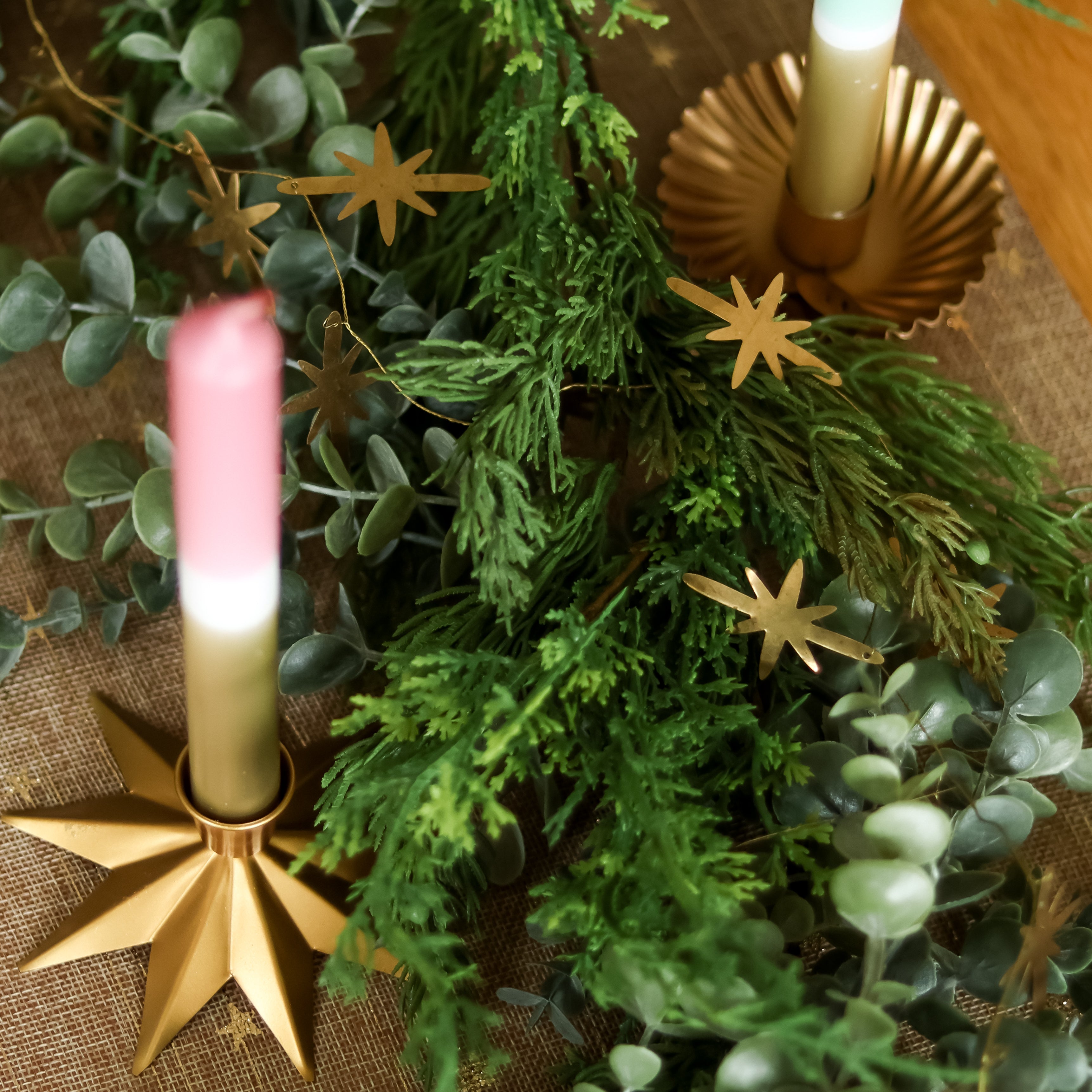 North Star brass garland