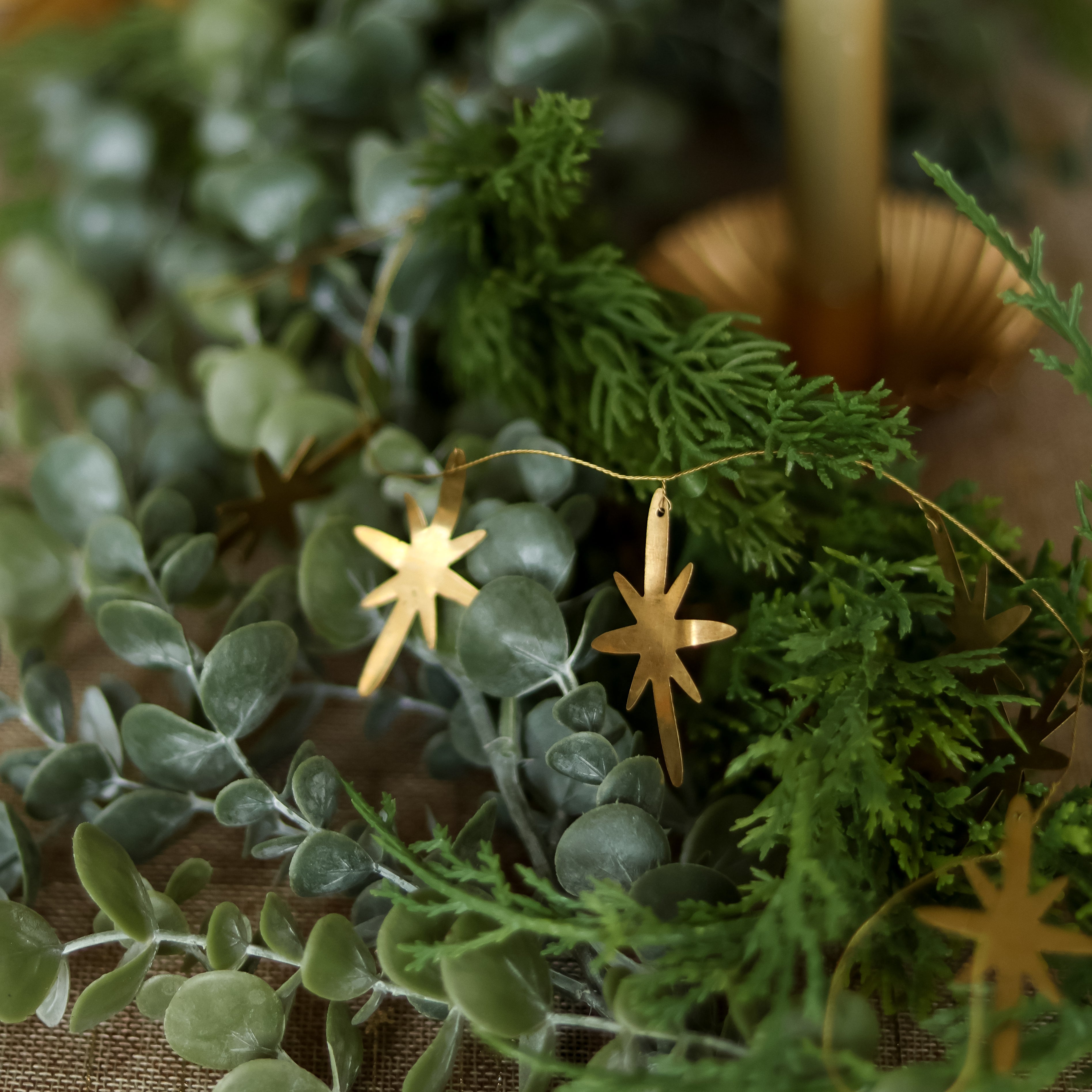 North Star brass garland
