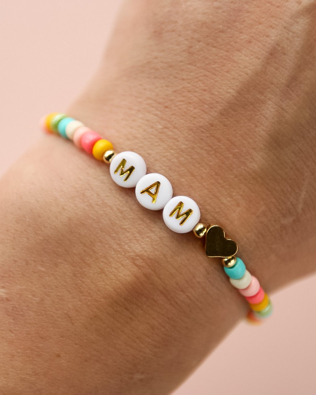 Mam/Mammy/Mama/Mom/Nana bracelet - tutti fruiti