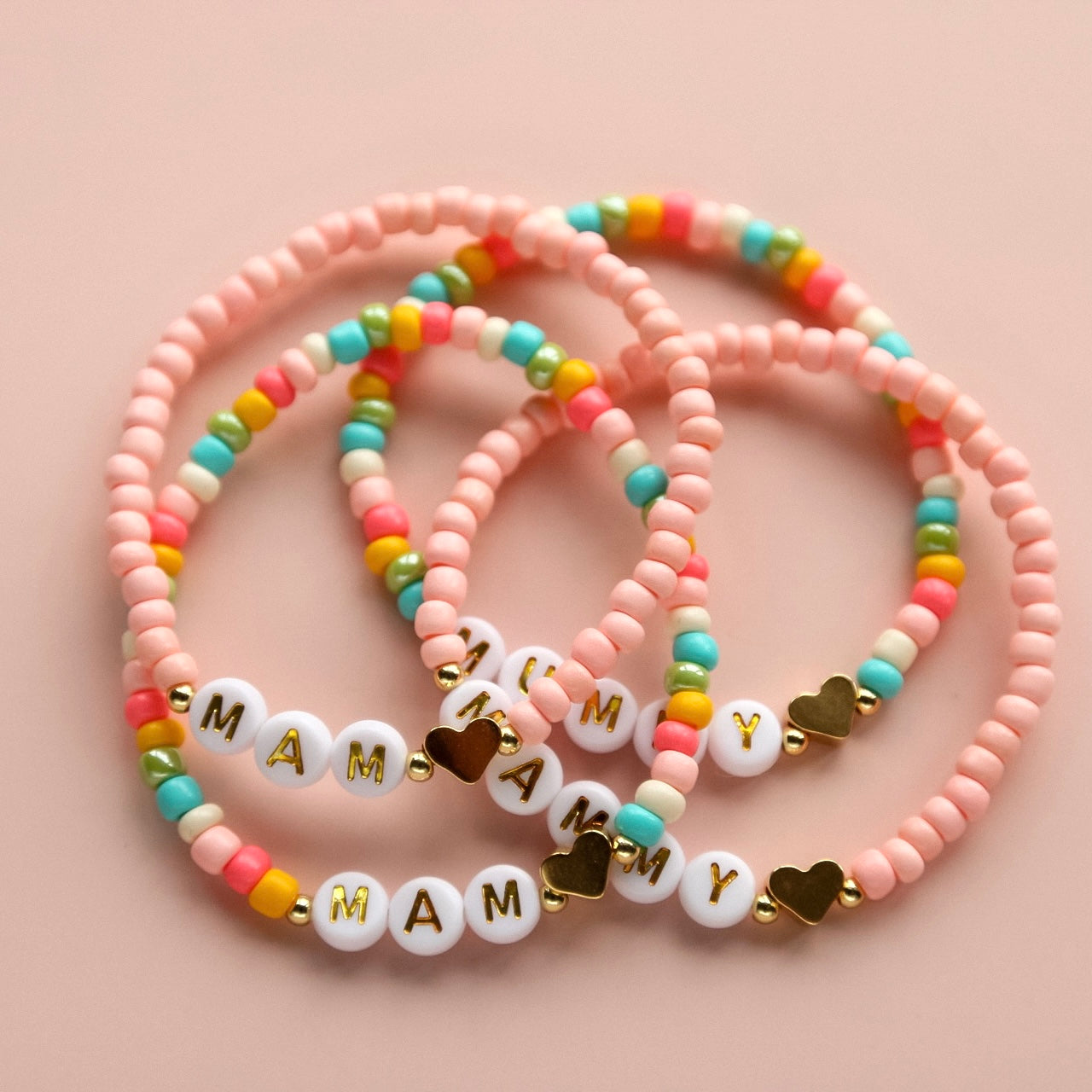 Mam/Mammy/Mama/Mom/Nana bracelet - tutti fruiti