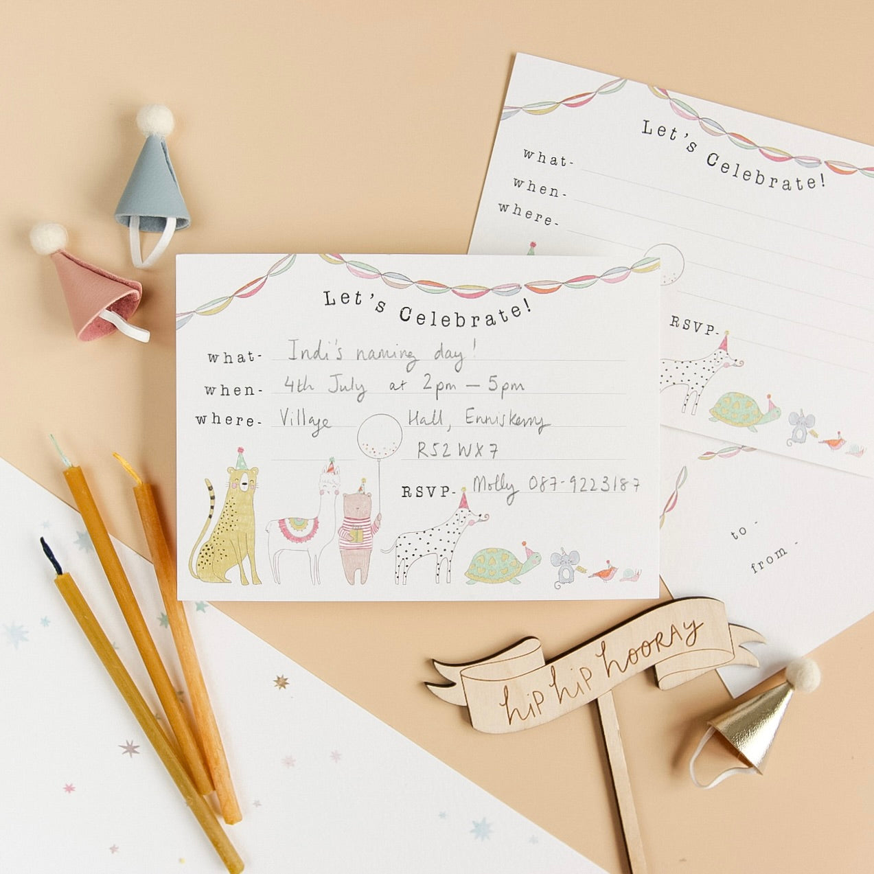 Party pals - invitations