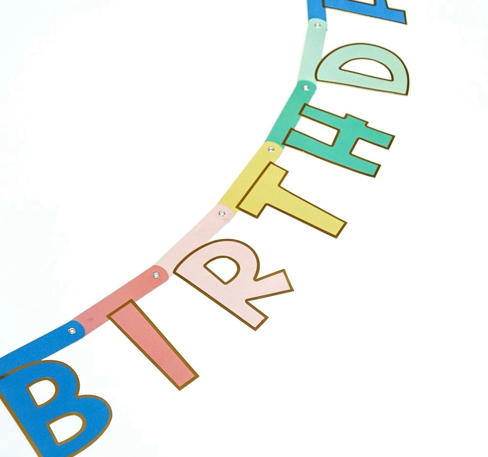 Happy Birthday garland