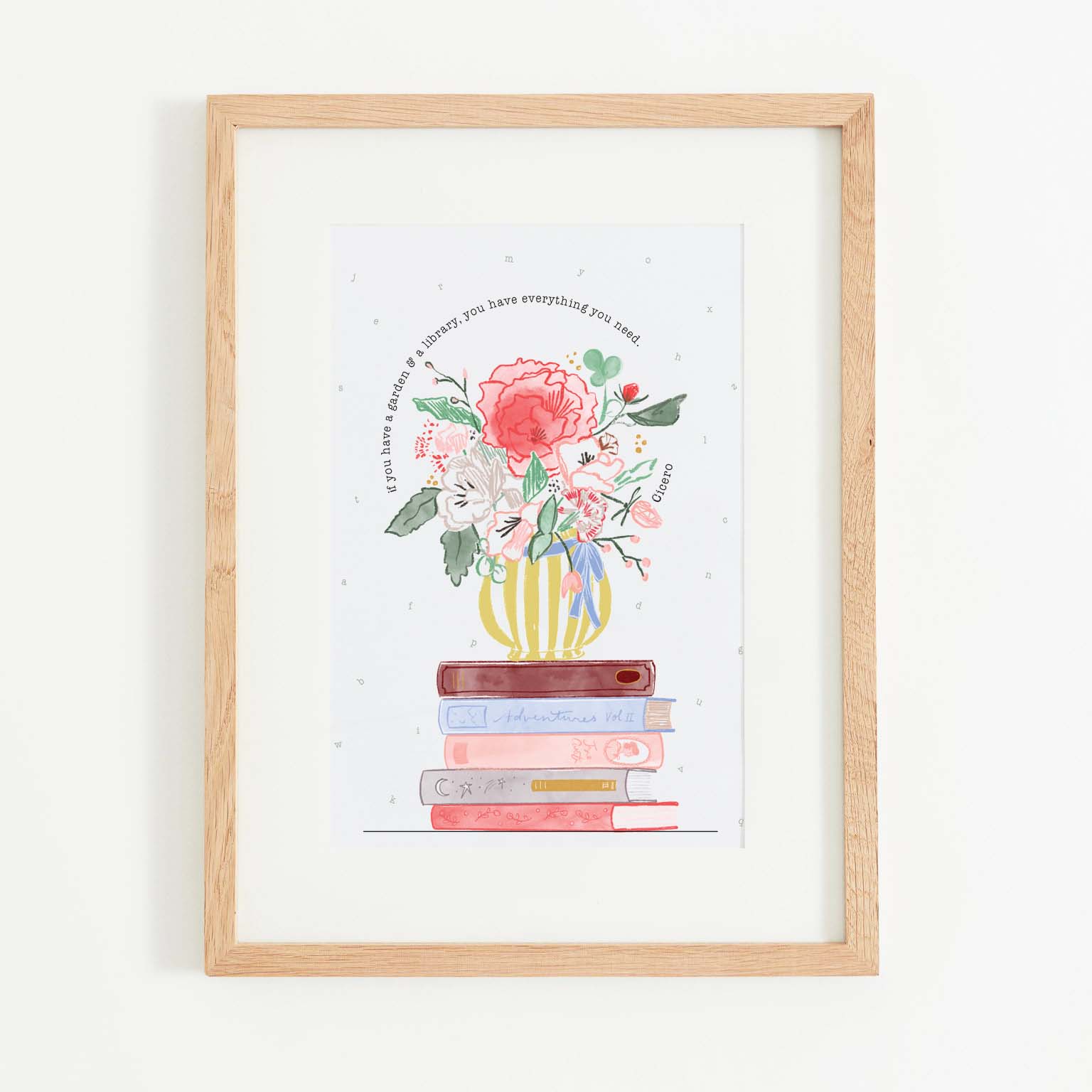 If you have a garden & a library....