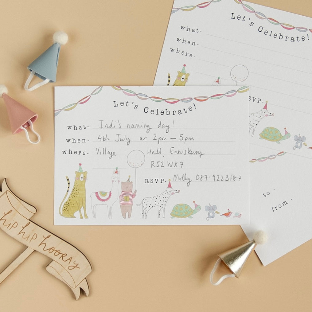 Party pals - invitations