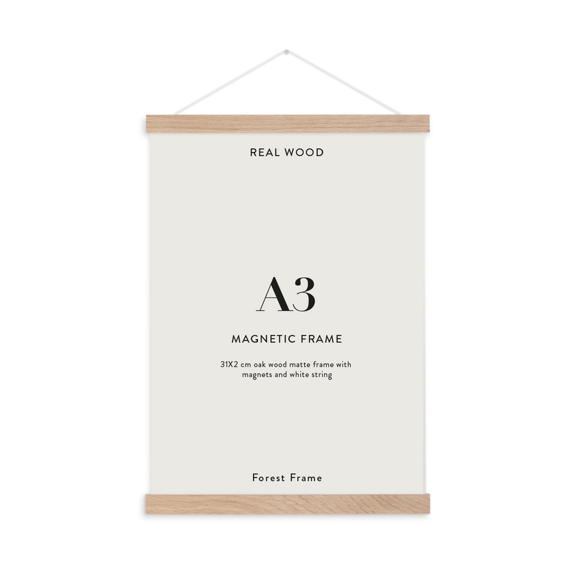 Wooden frame hanger (A3)