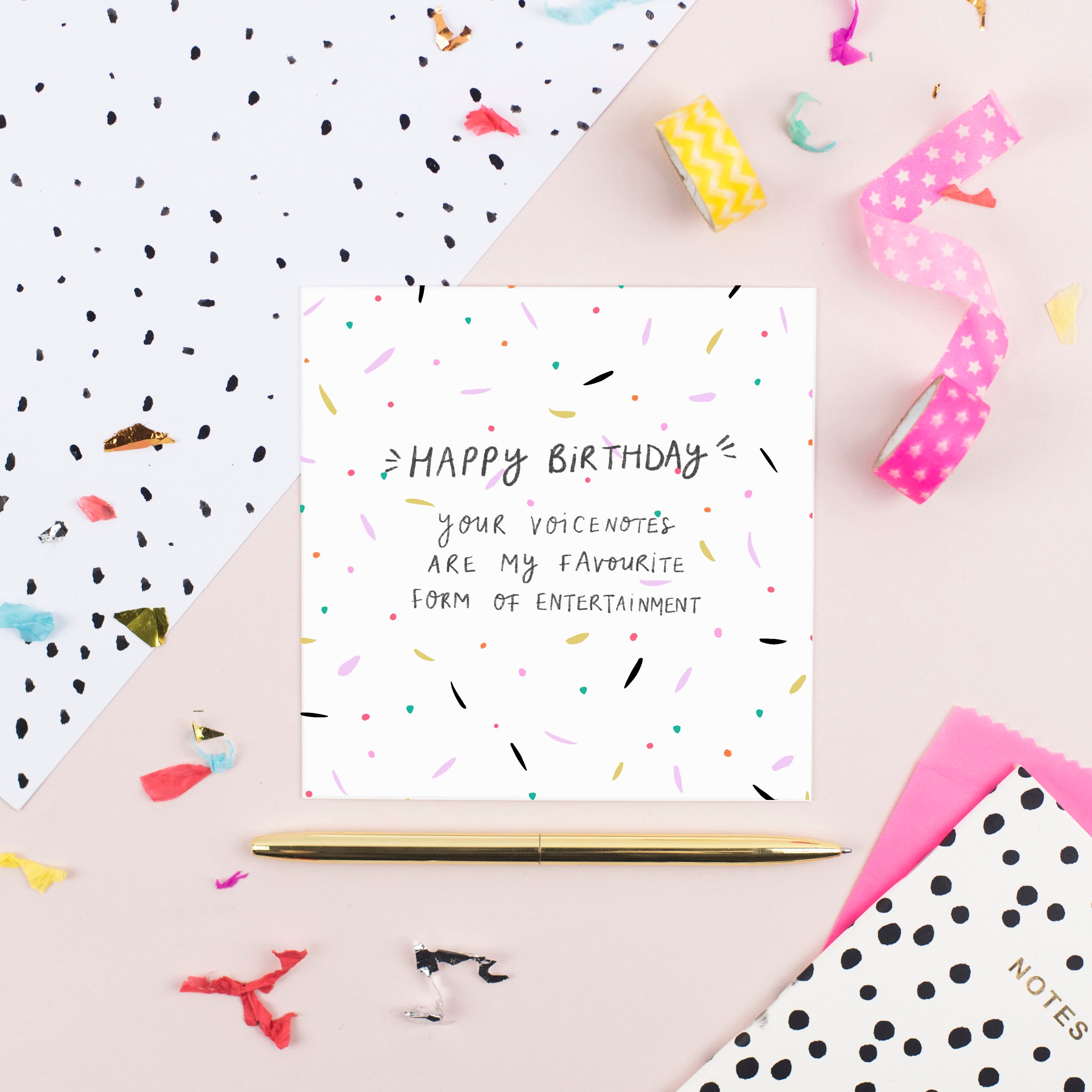 Happy birthday to the voicenote queen!
