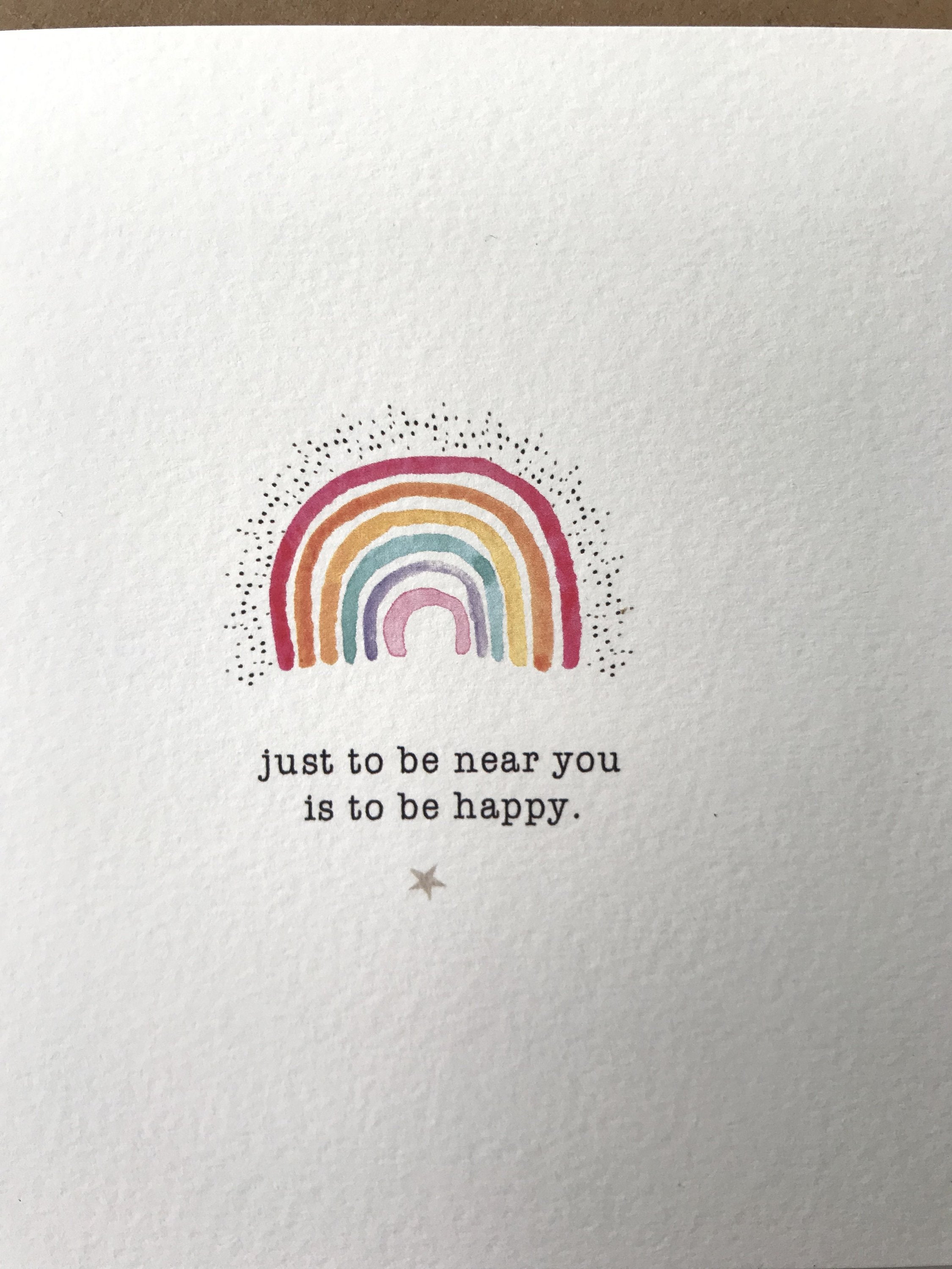Tiny rainbow