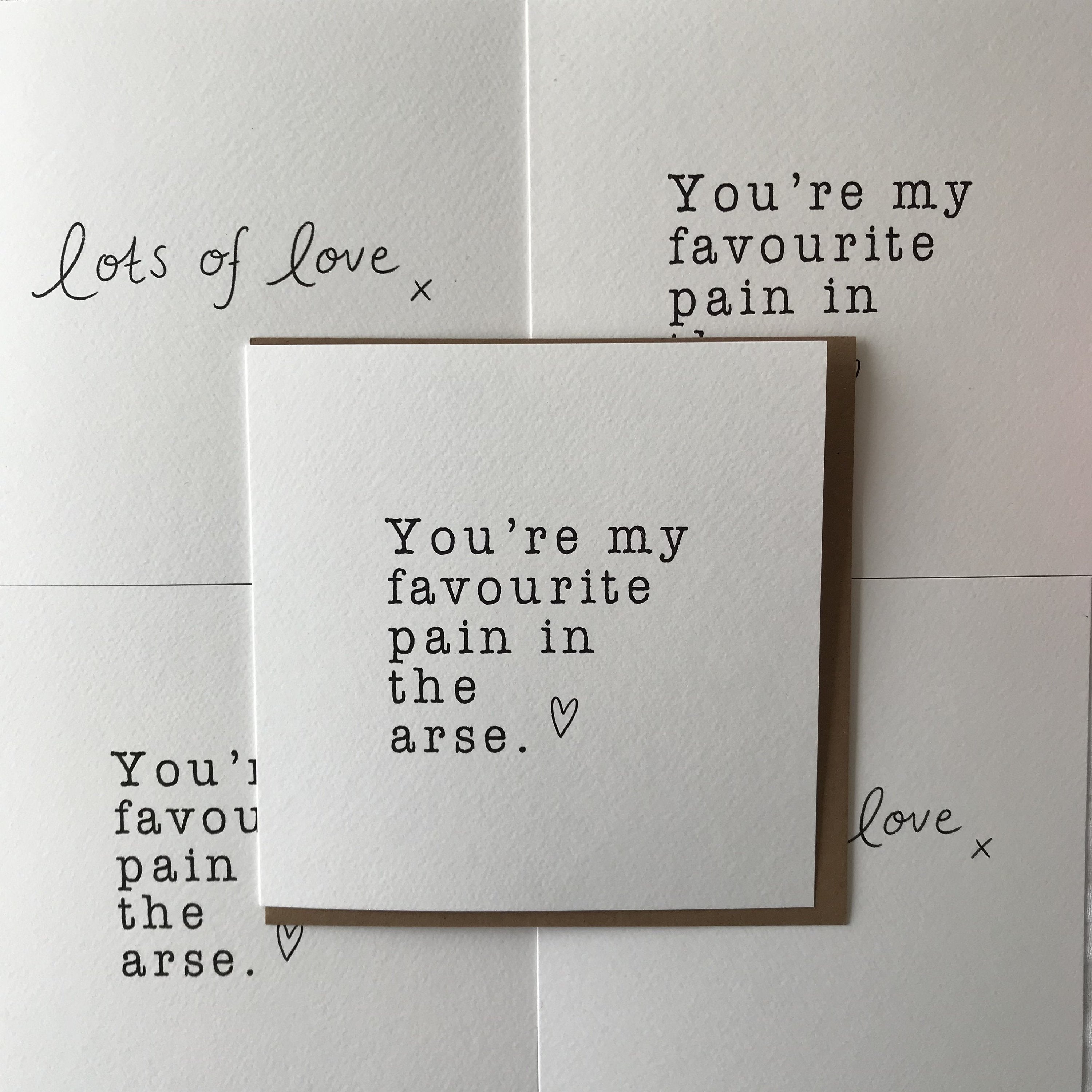 Favourite pain in the arse