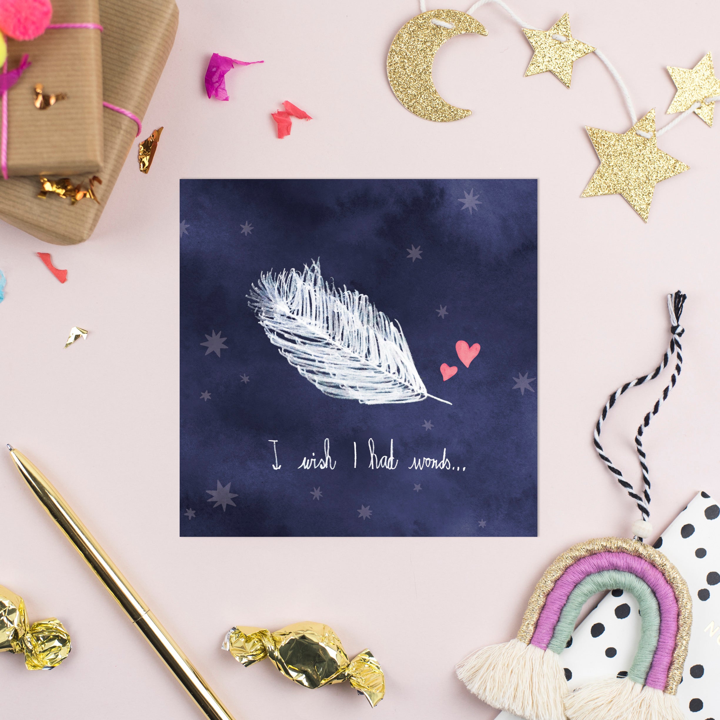 Feathers appear when angels are near