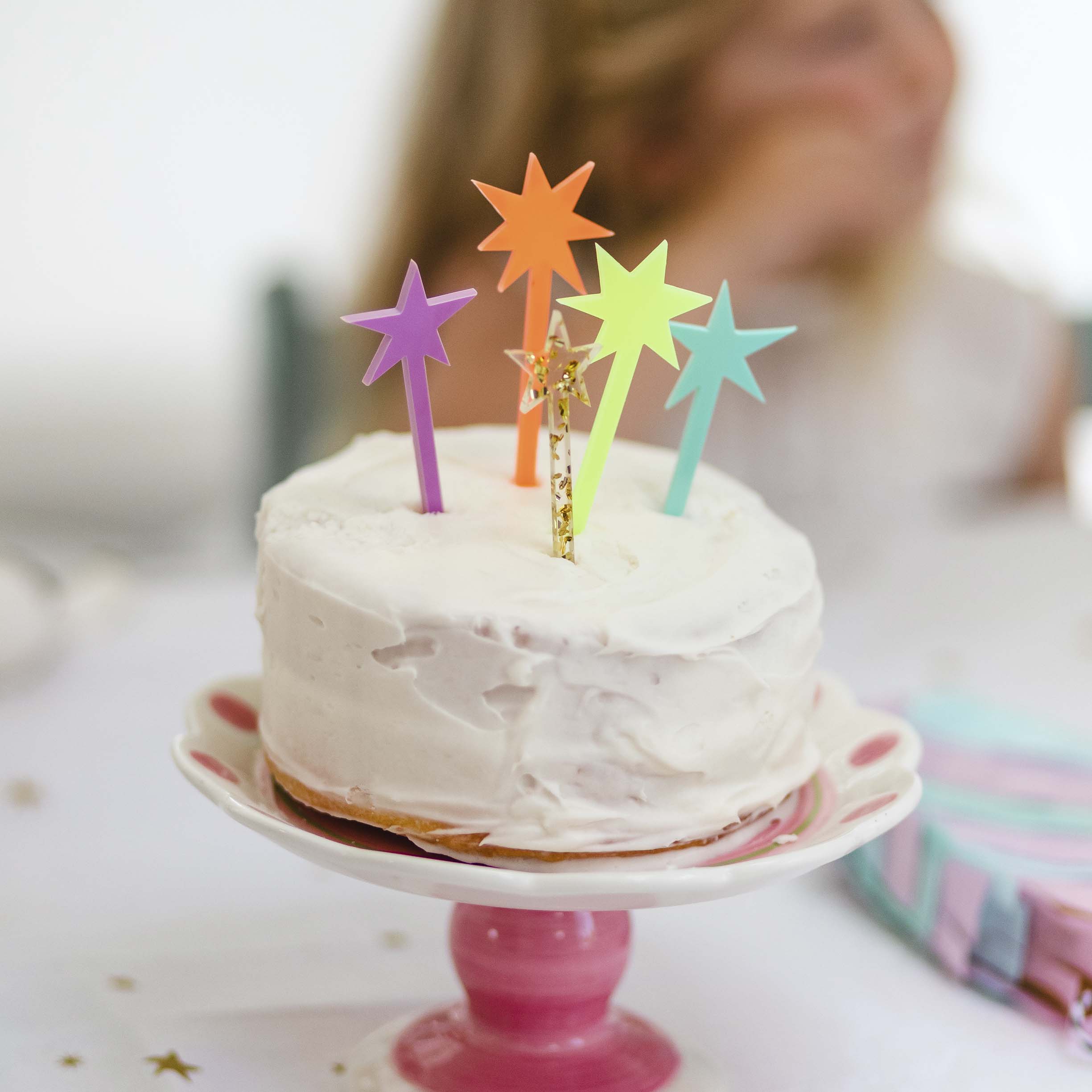 Starburst - 5pk cake topper
