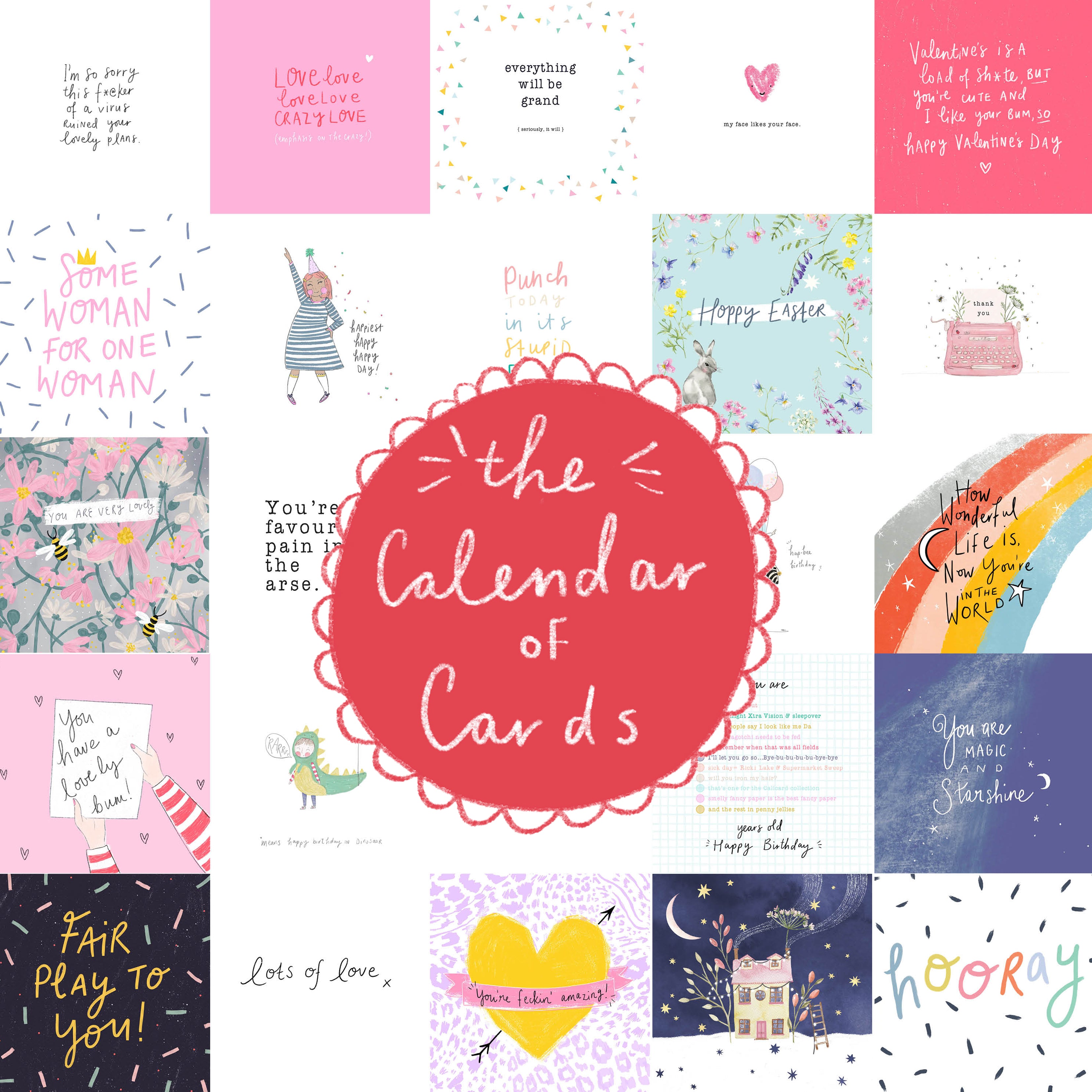 The calendar of cards (Years supply of cards)