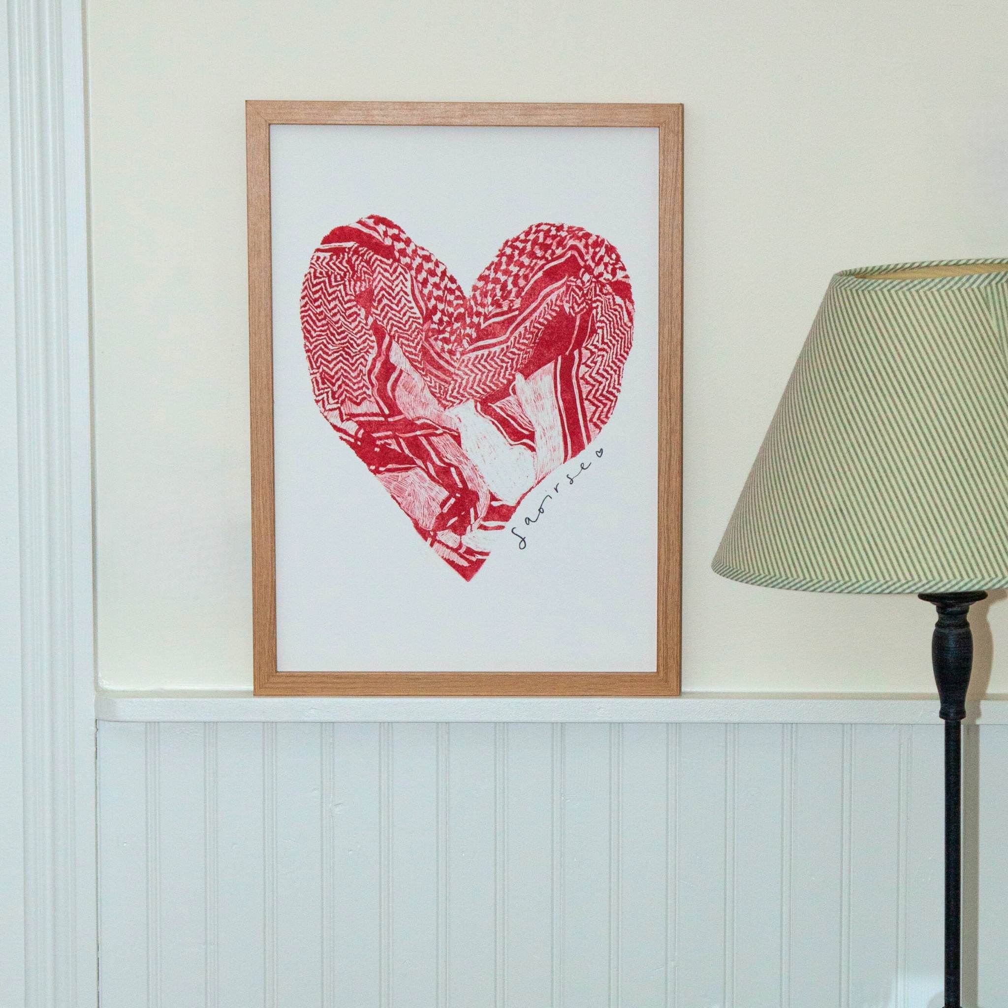 Saoirse don Phalaistín - Limited Edition Art Print Supporting Palestine