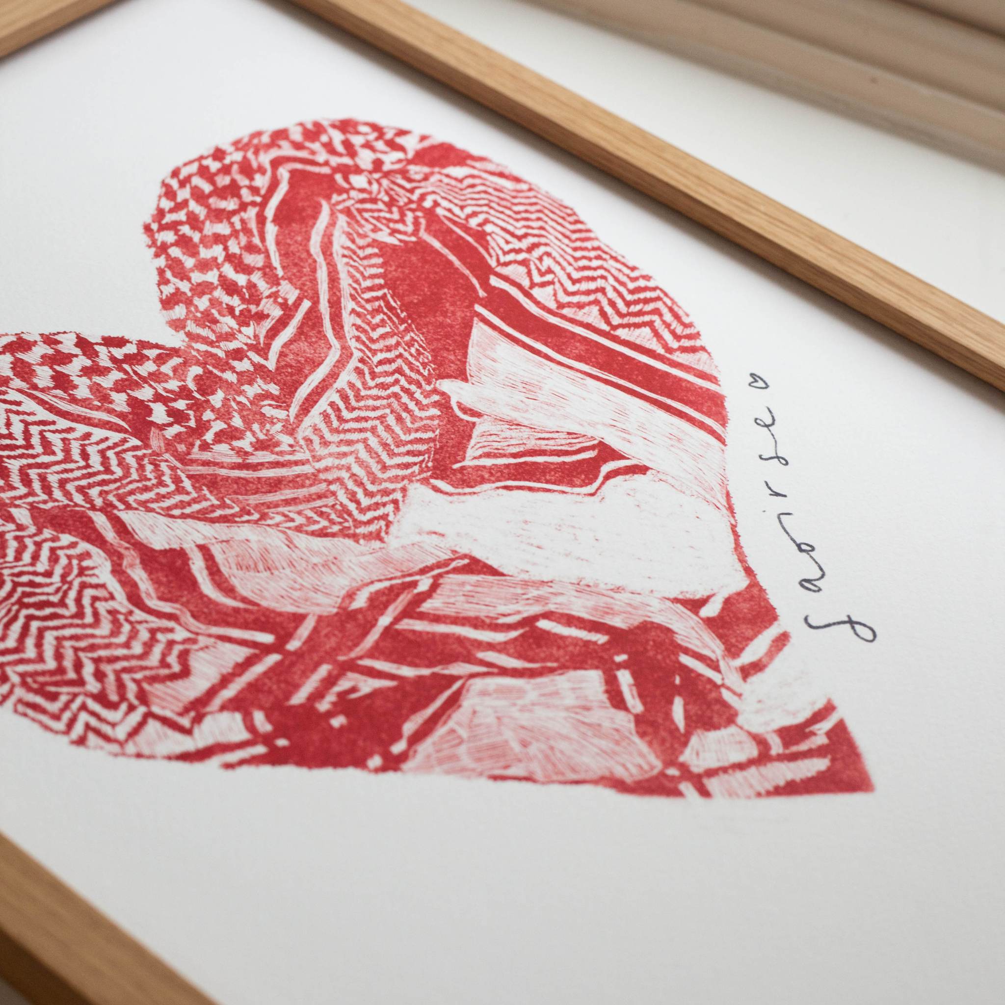 Saoirse don Phalaistín - Limited Edition Art Print Supporting Palestine
