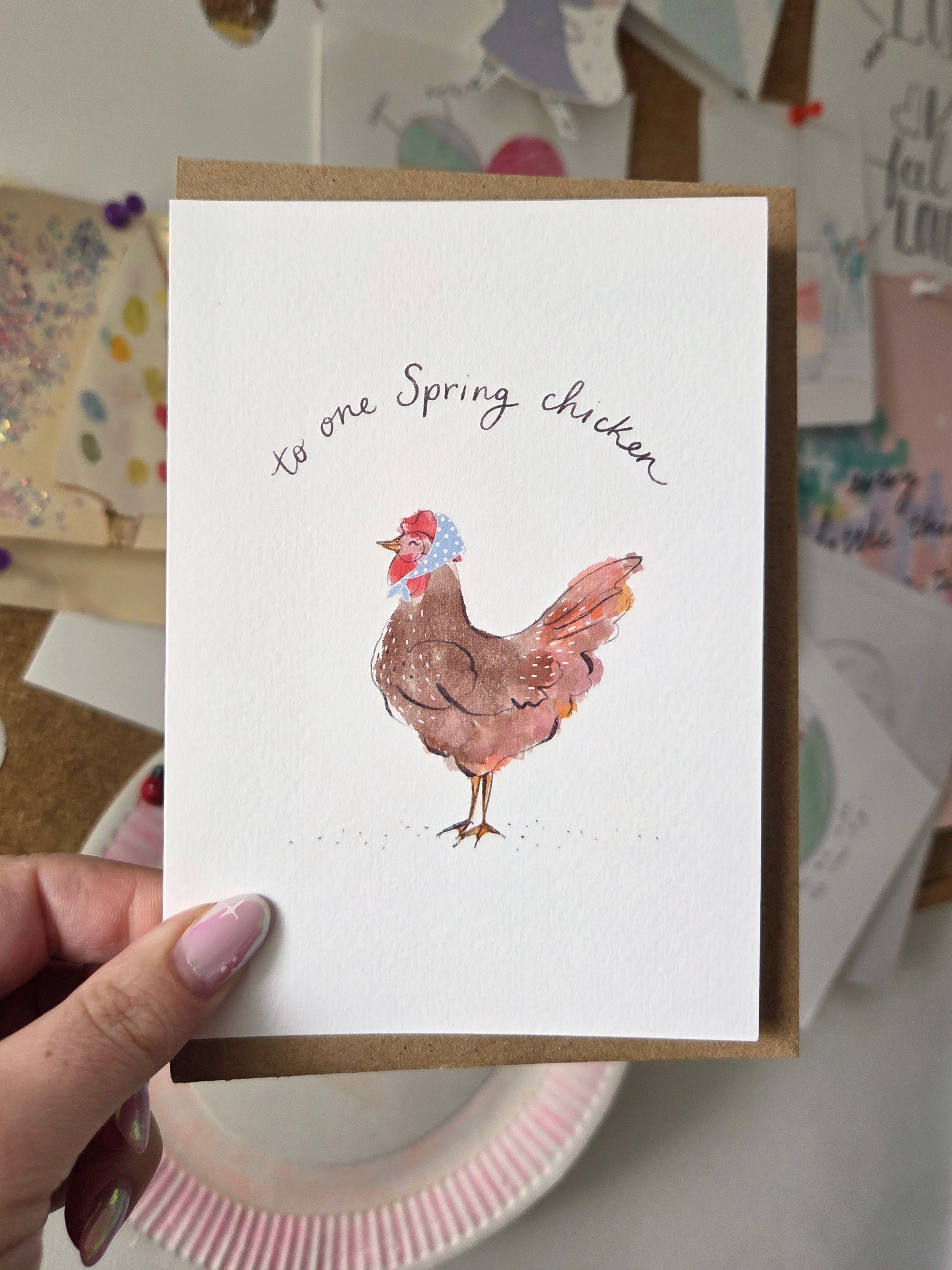 One Spring chicken!