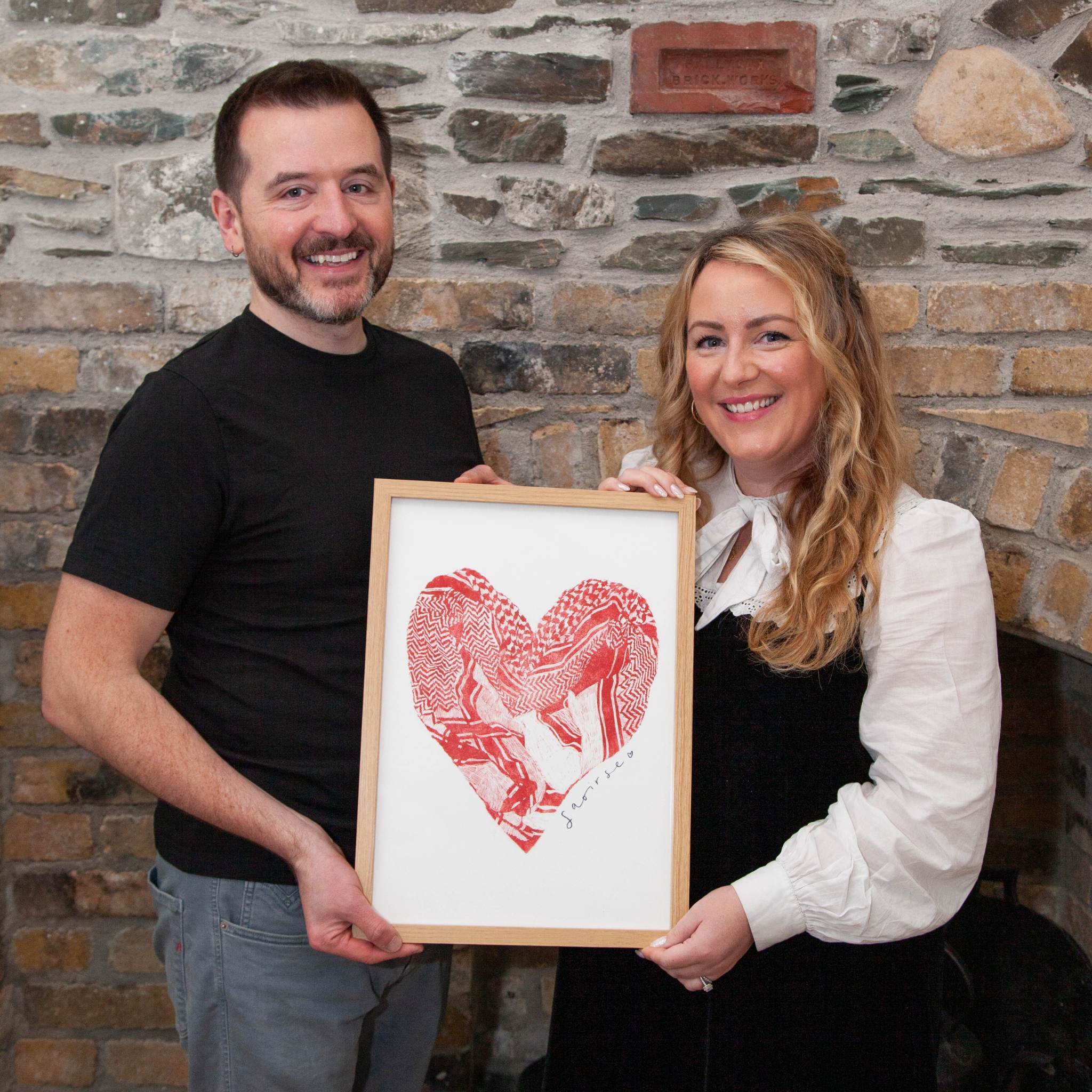 Saoirse don Phalaistín - Limited Edition Art Print Supporting Palestine