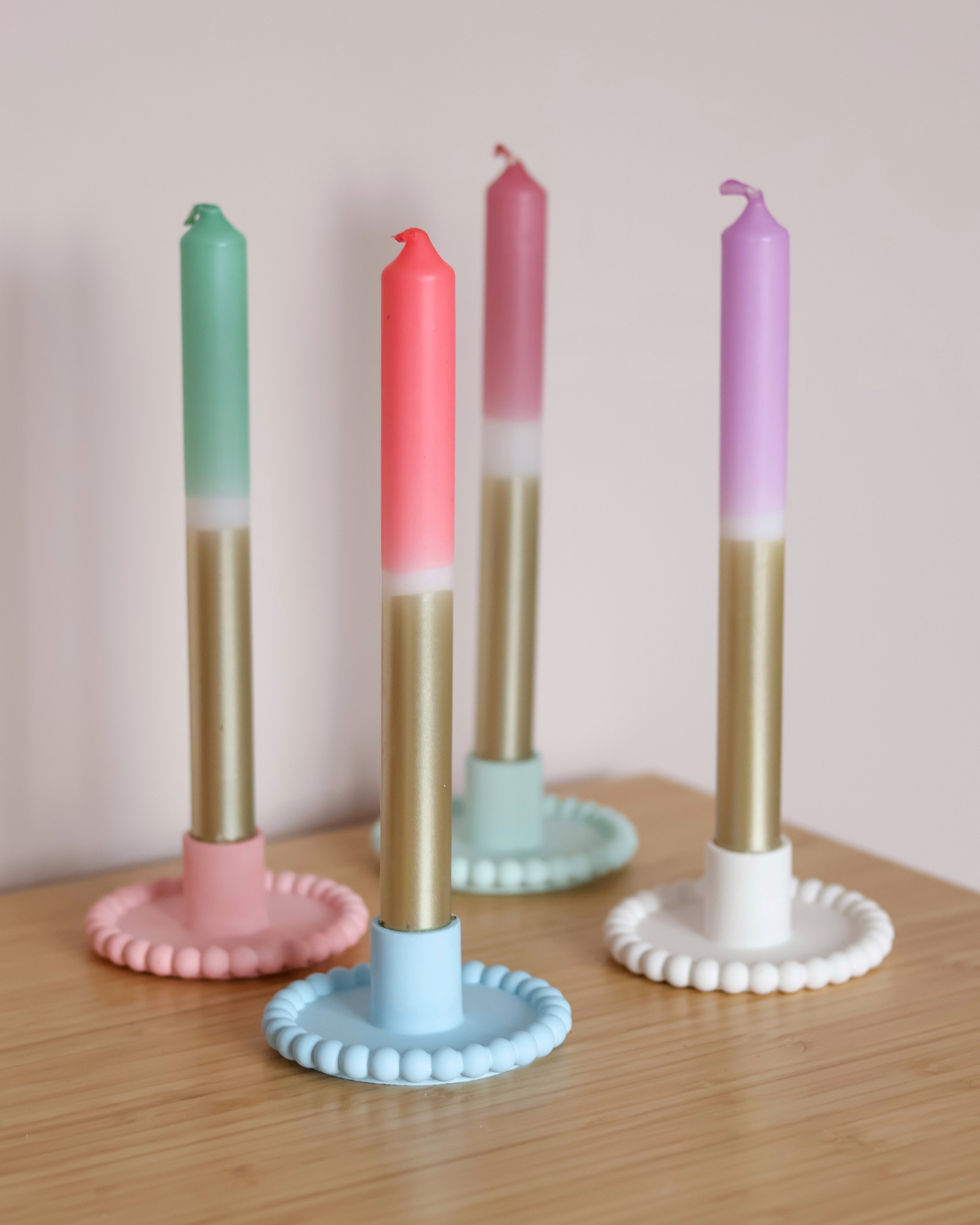 Sugar coated candleholders