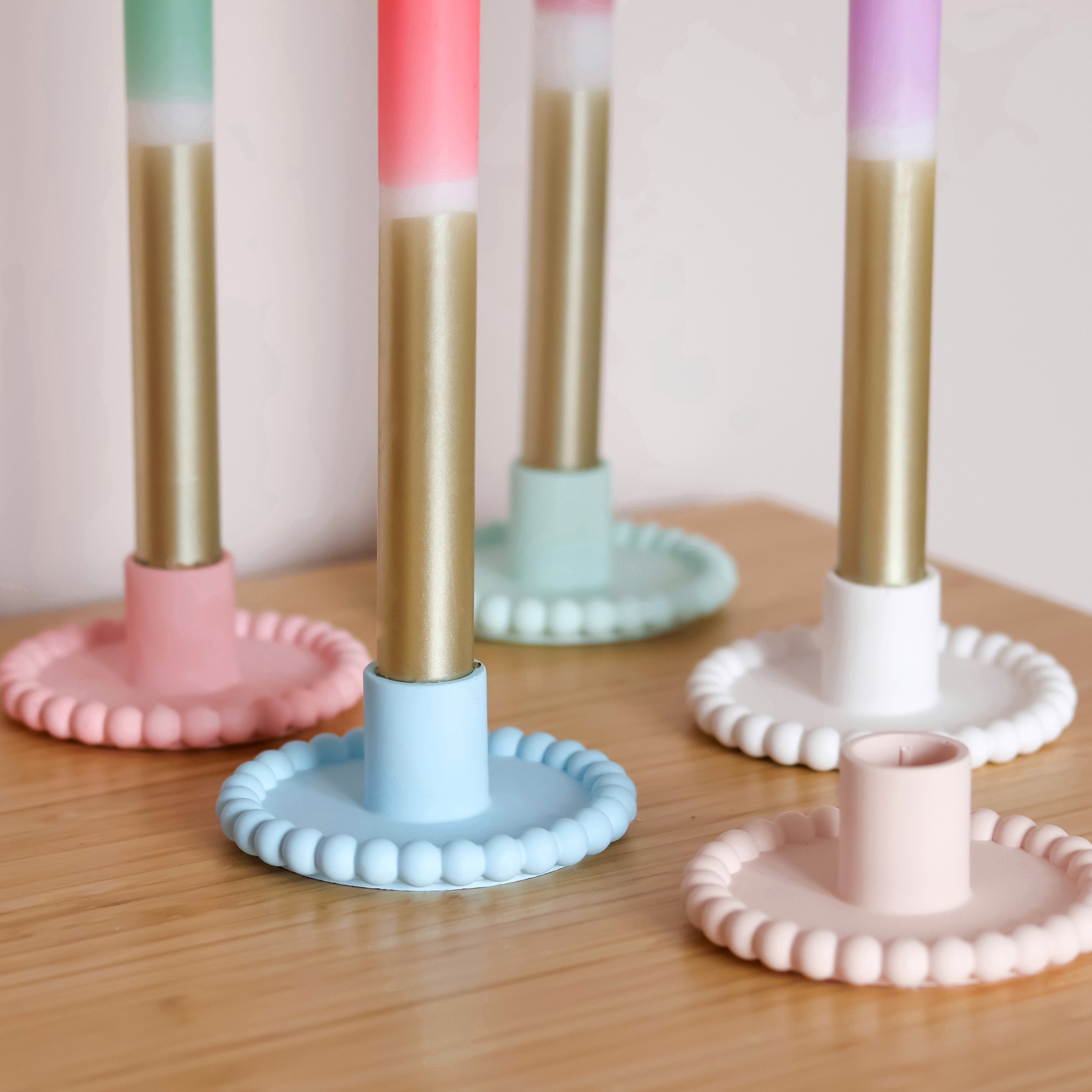 Sugar coated candleholders