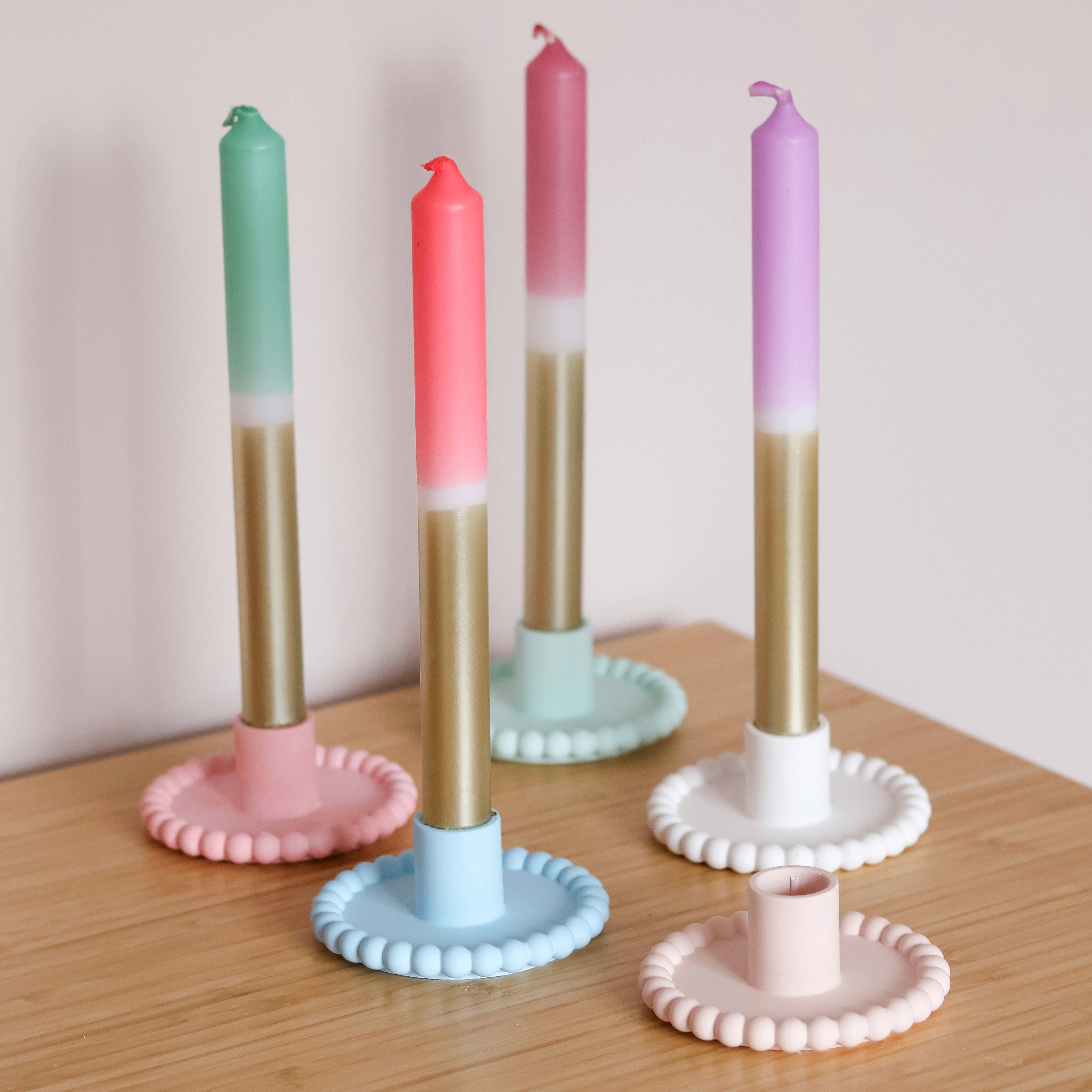 Sugar coated candleholders