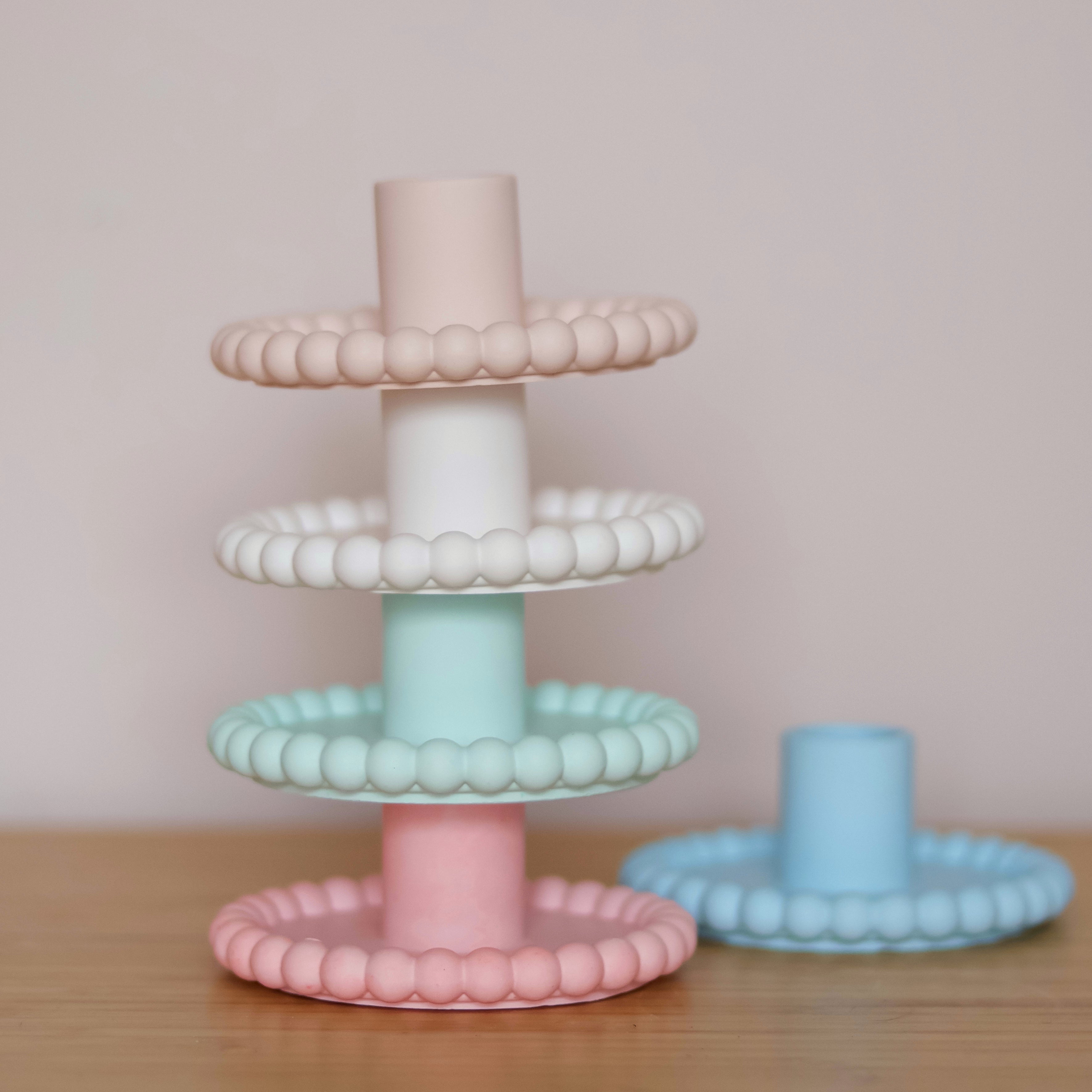 Sugar coated candleholders