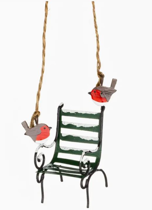 Little green park bench for One