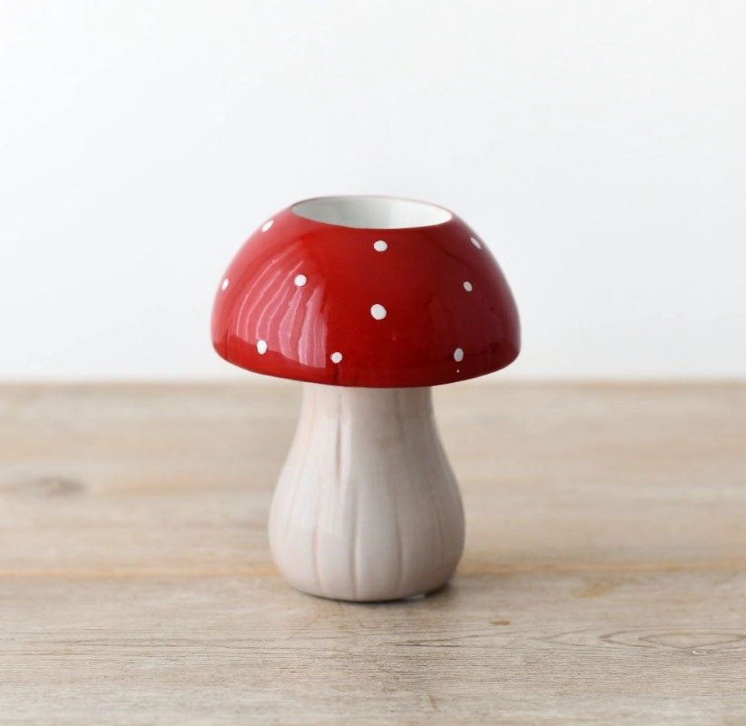 Toadstool candleholder