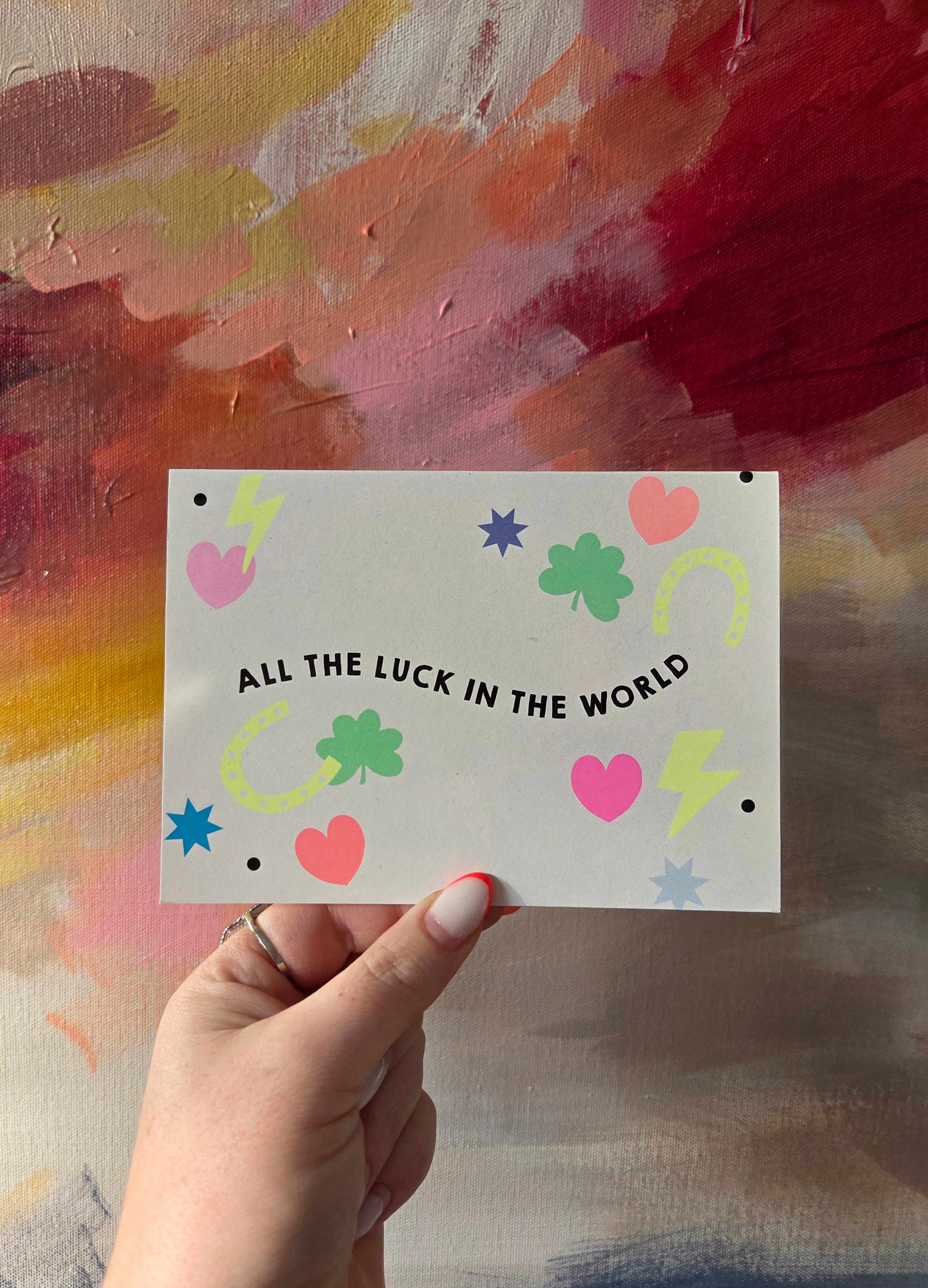 Neon Pop! All the luck in the world