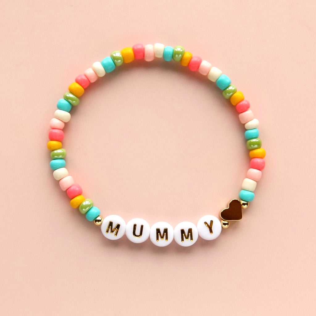 Mam/Mammy/Mama/Mom/Nana bracelet - tutti fruiti