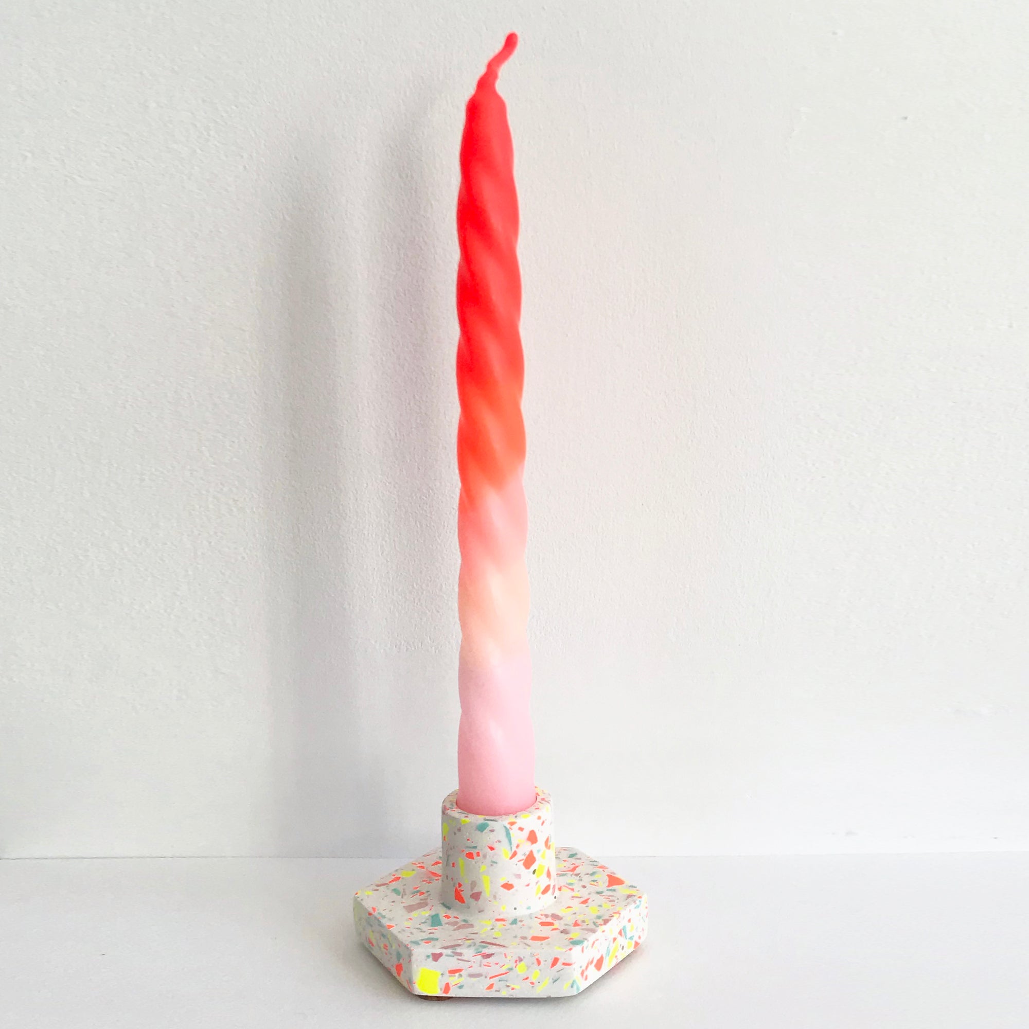 citrus fizz - jesmonite candle holder
