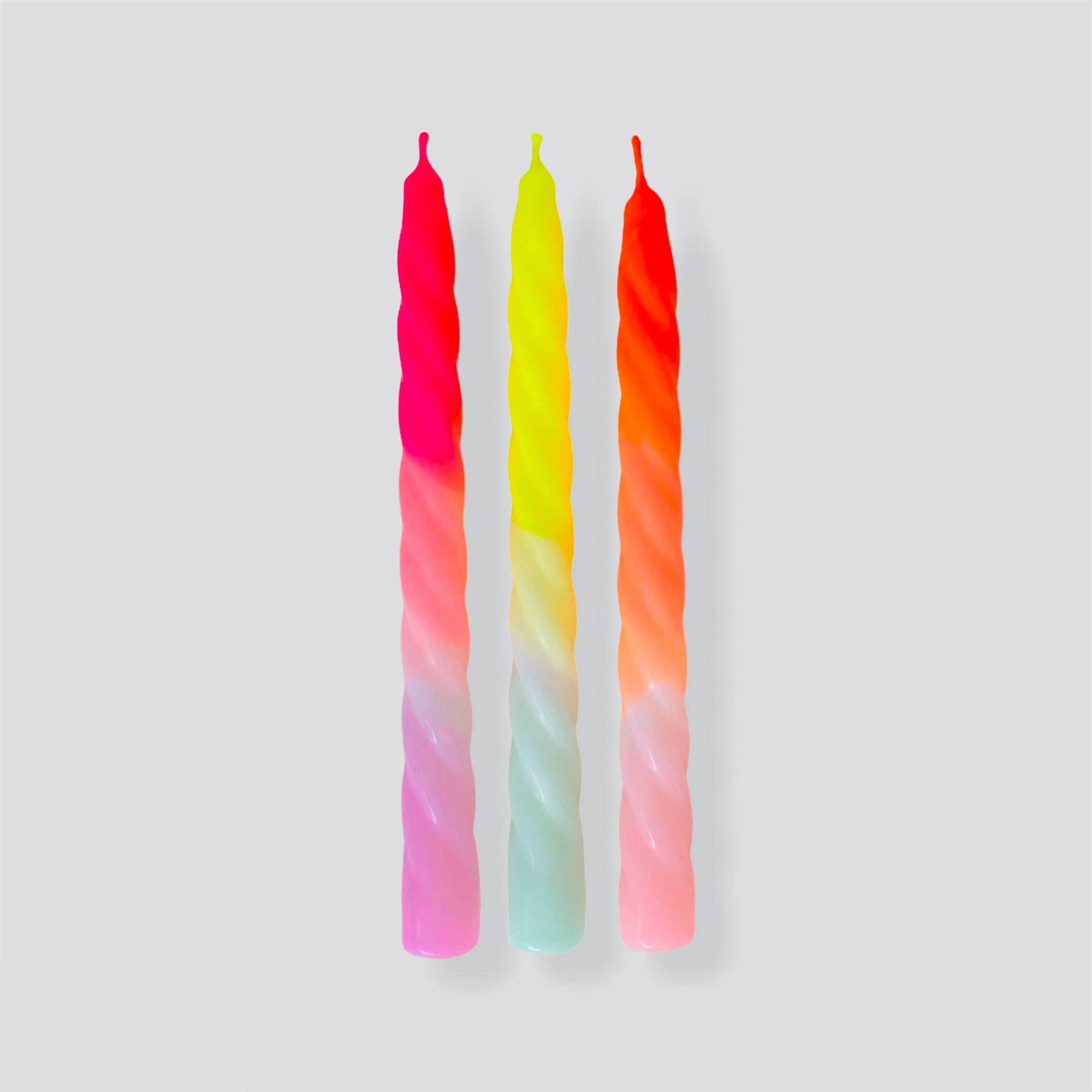 Unicorn Feast - Set of 3 neon candles