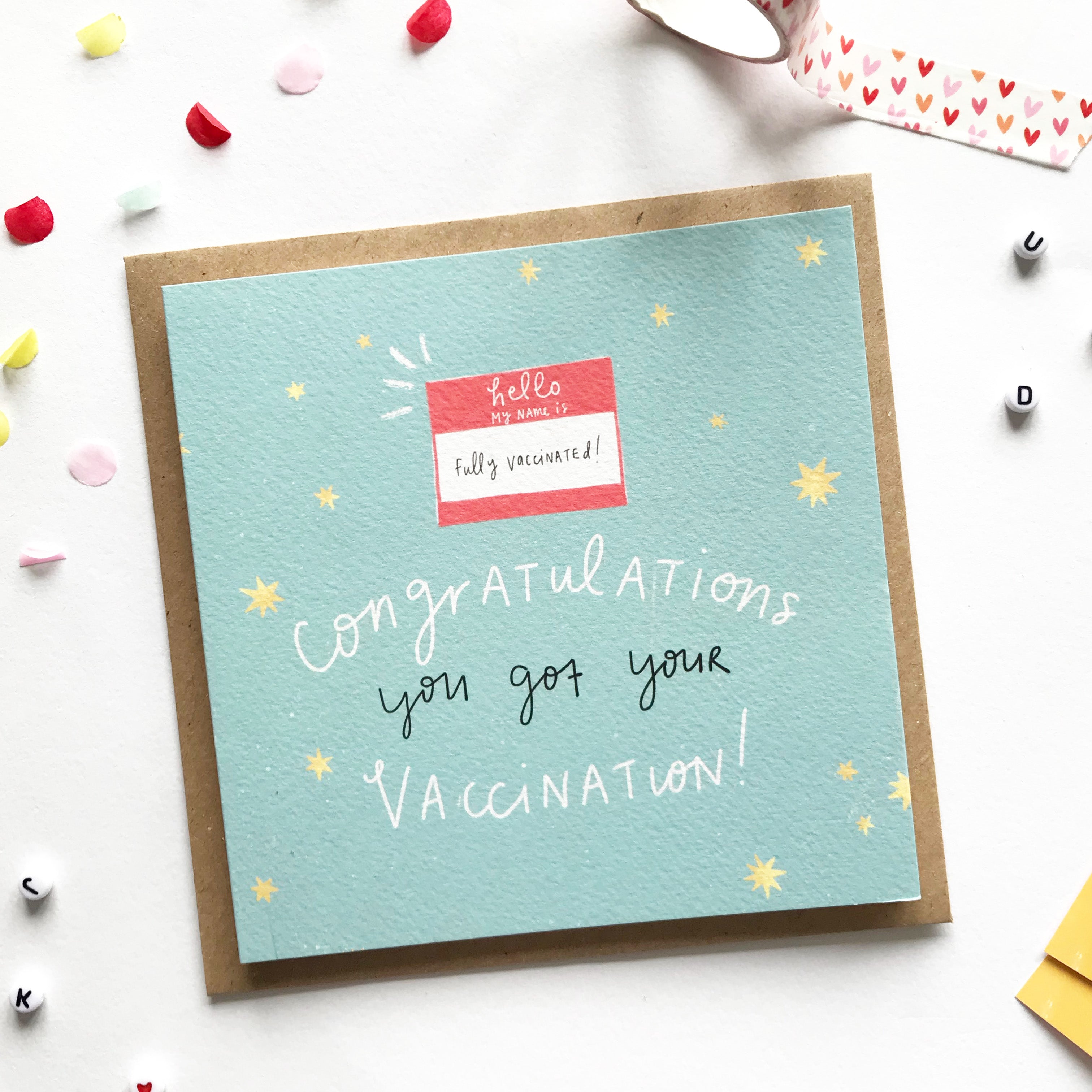 Congratulations - you got your vaccination!